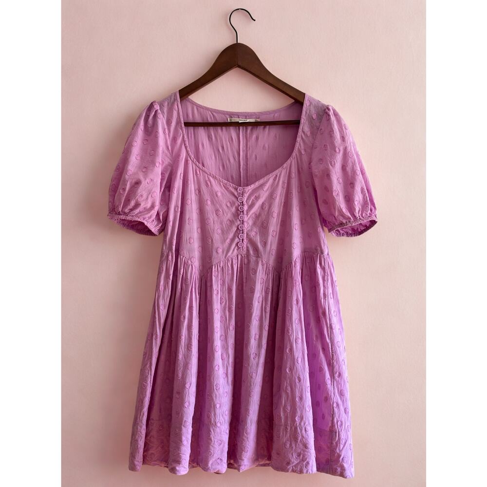 Urban Outfitters Polka Dot Mini Dress | Lilac | Small